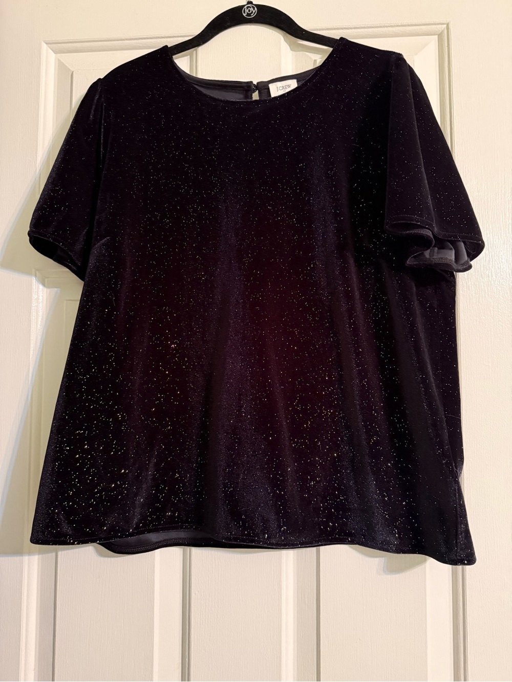 J Crew Factory Velvet Sparkle Shirt